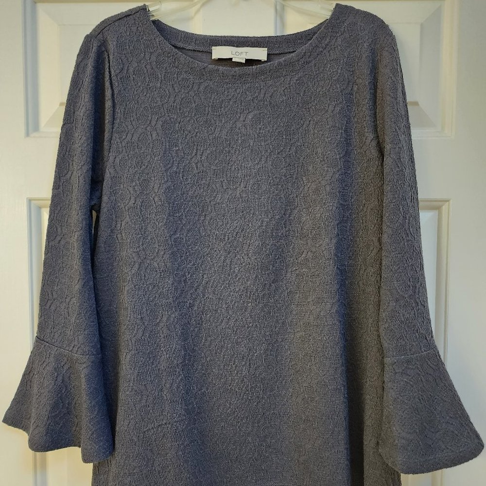 Loft Bell 3/4 Sleeve Length Top Size Small NWT